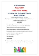 Annual Parish Meeting Agenda April 2024